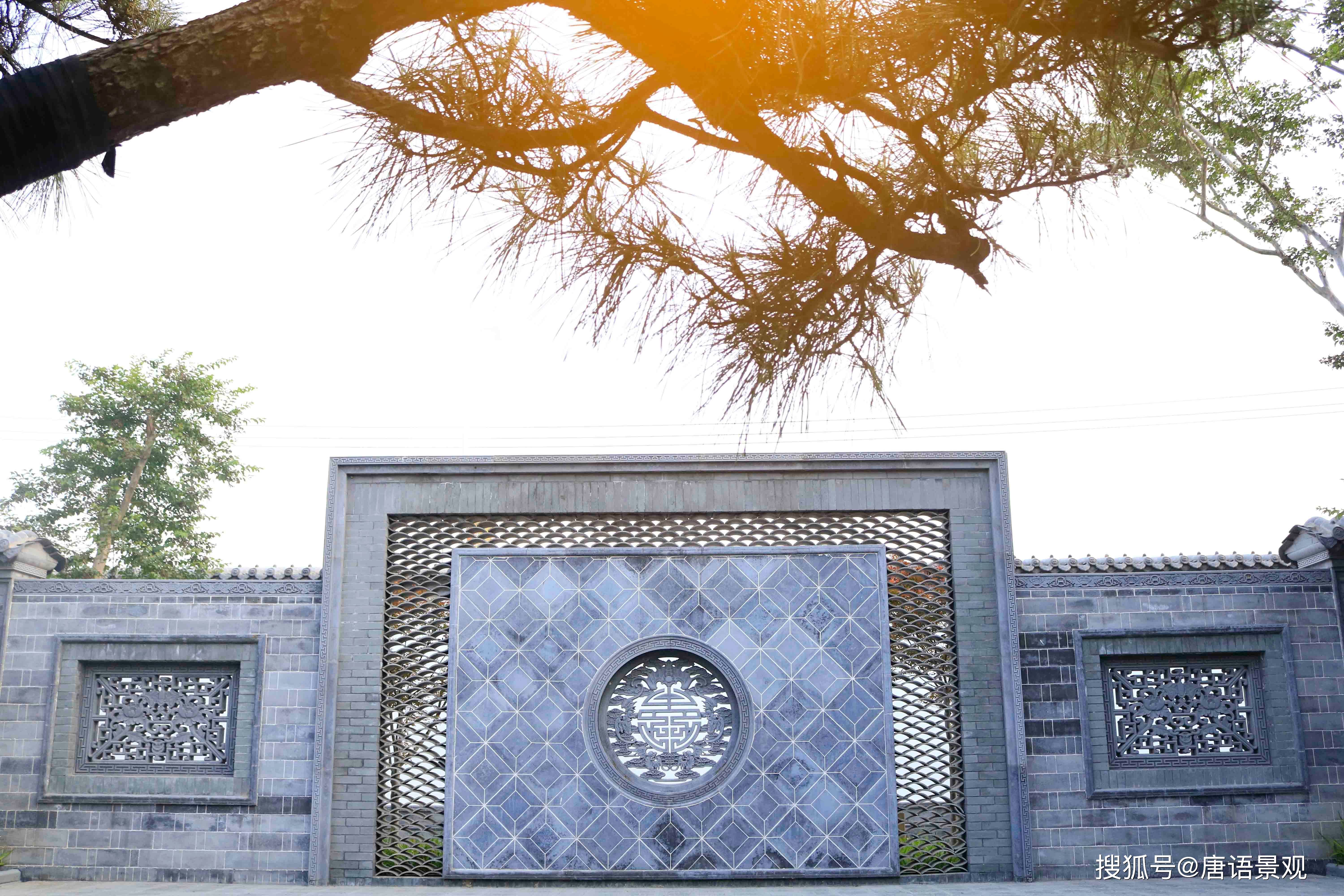影壁墙唐语景观中式苏式徽派建筑构件装饰砖雕生产厂家