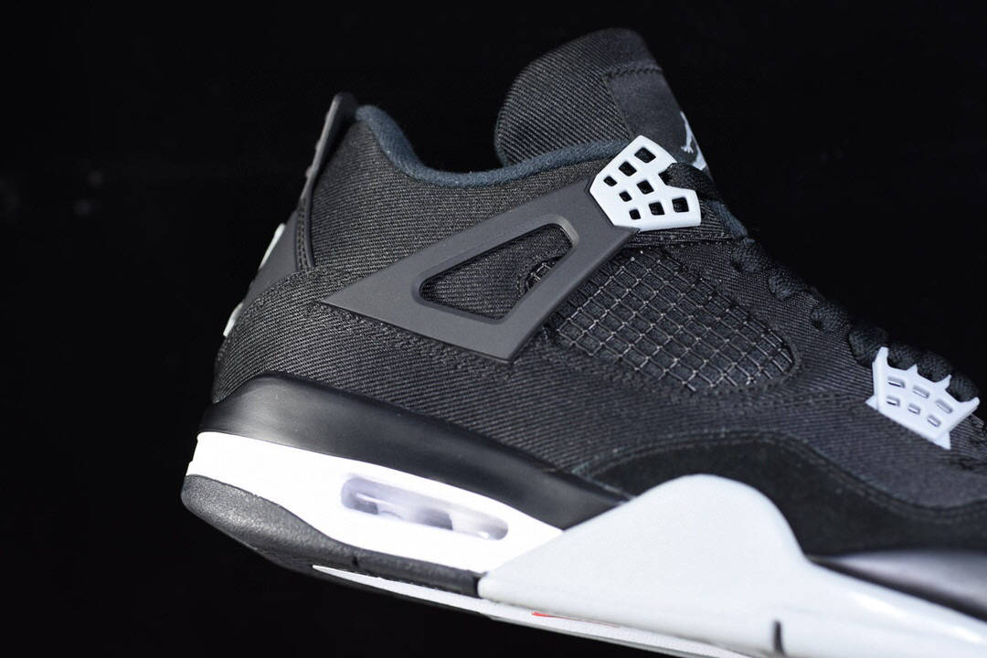 乔丹airjordan4aj4retroolivecanvas黑武士帆布牛仔篮球鞋