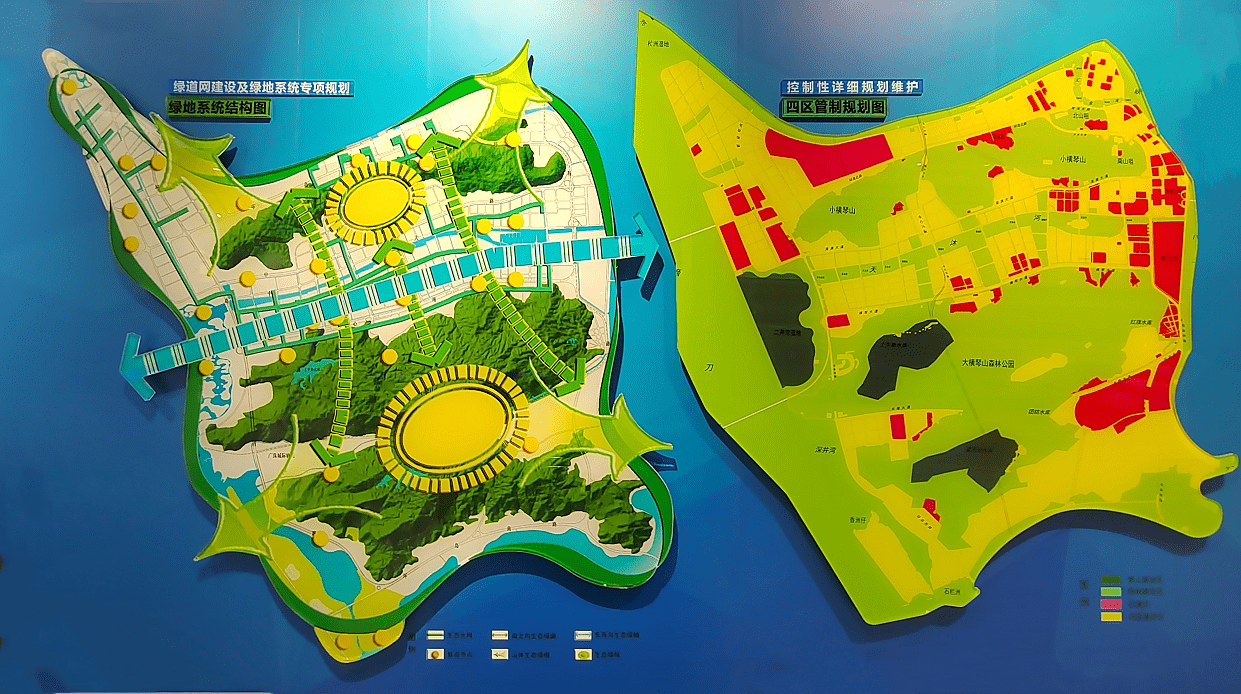 横琴岛地图图片