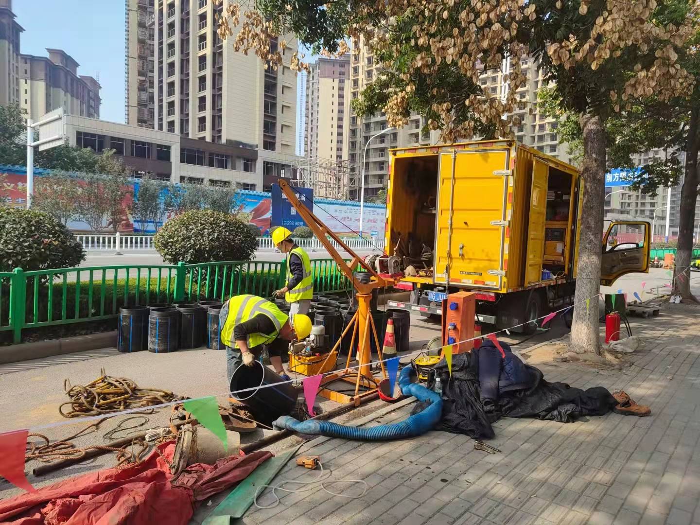 上海市政雨水管道清淤上海市政管道cctv检测上海市政顶管置换施工