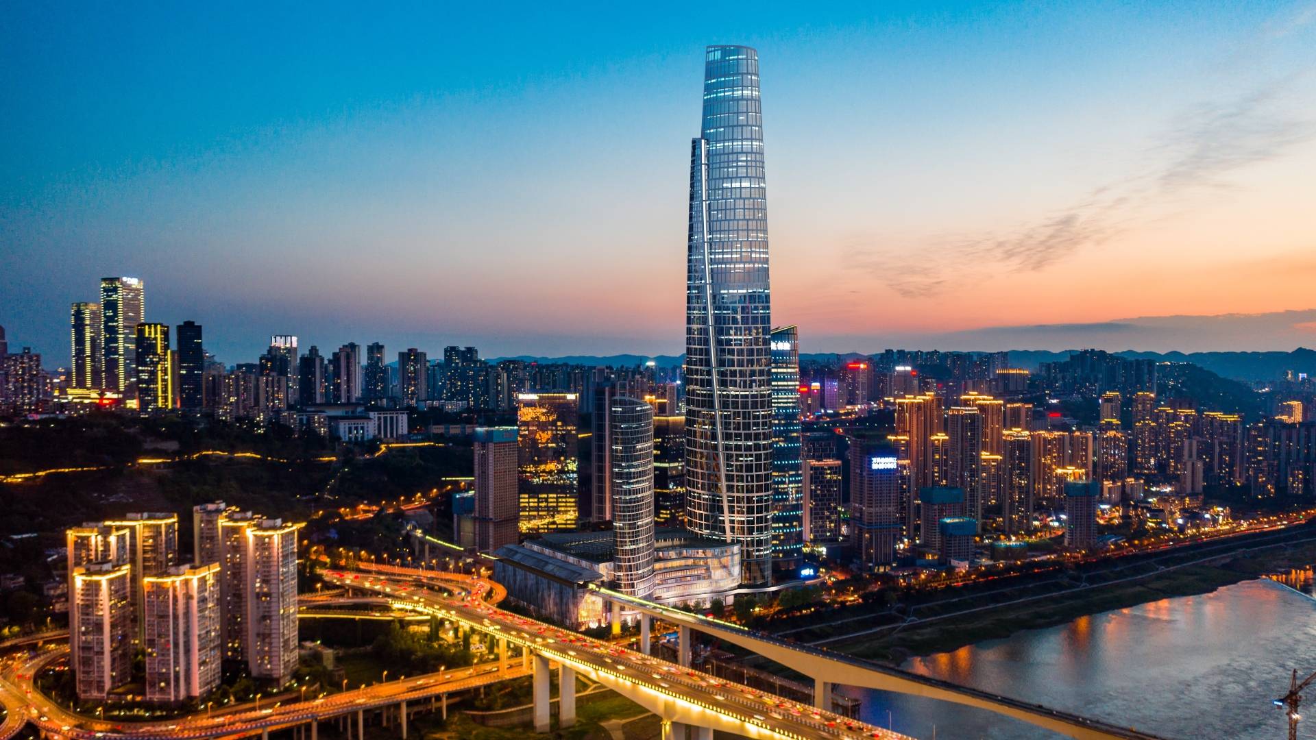 重庆100陆海国际中心的城市新名片