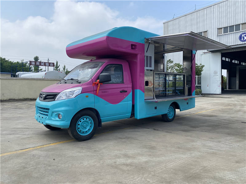 福田流动售货车 瓜果摆摊车 冷饮冰淇淋售卖车 多功能美食车_搜狐汽车