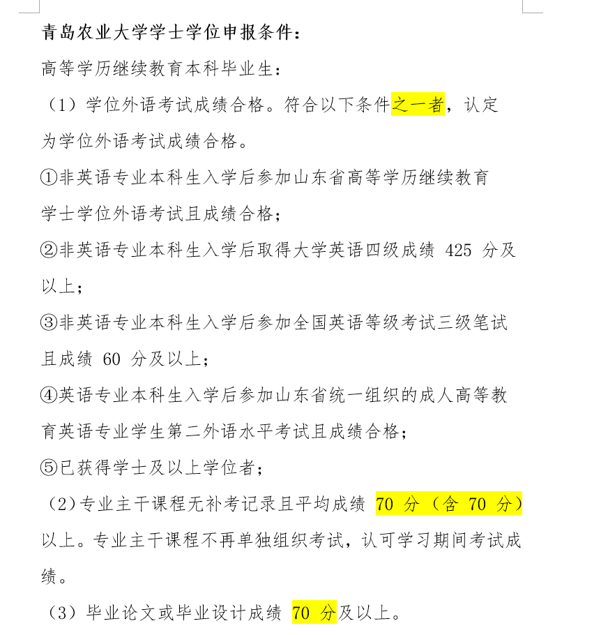 山东青岛成人高考已经毕业还可以申请学士学位证吗