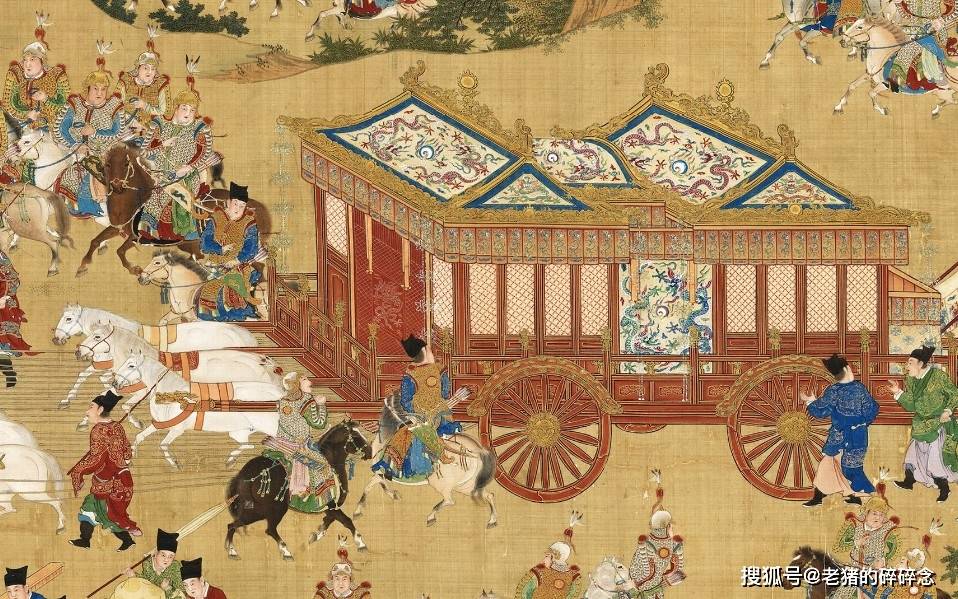古画中藏着大秘密,古代交通工具全交代清楚了._轮式_轿子_板车