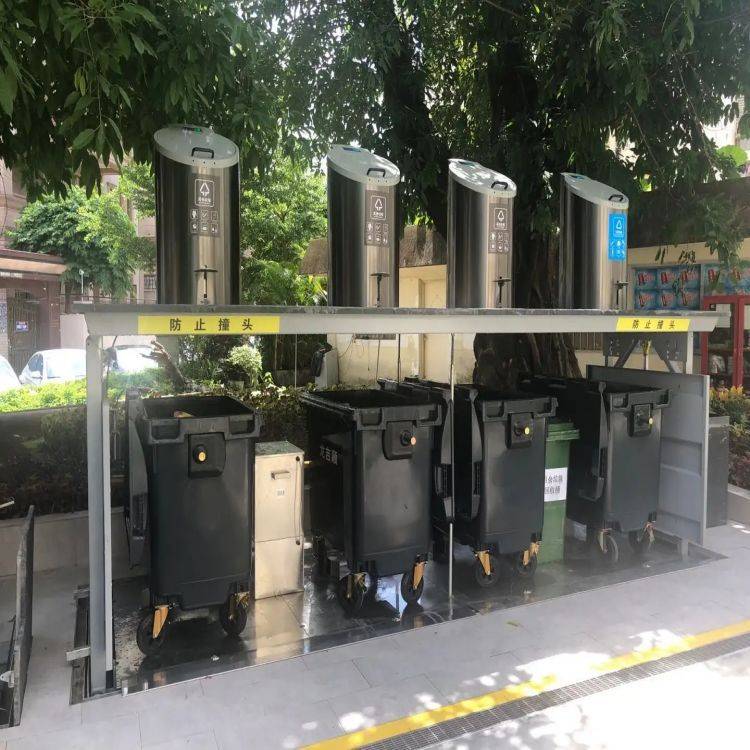 地埋式自动升降垃圾箱智能垃圾分类桶厂家参数简介