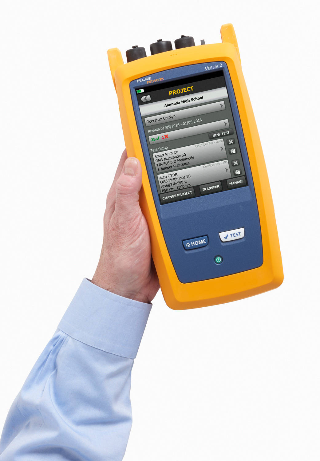 福禄克光纤测试报告