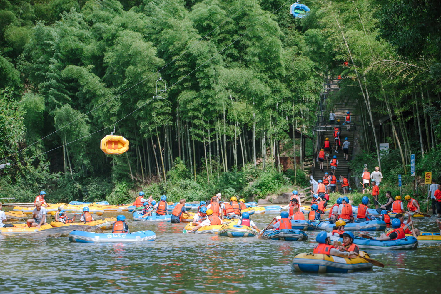 神秘北纬30°线上《极限挑战》取景地:安吉仙龙峡漂流,凭啥受2家卫视