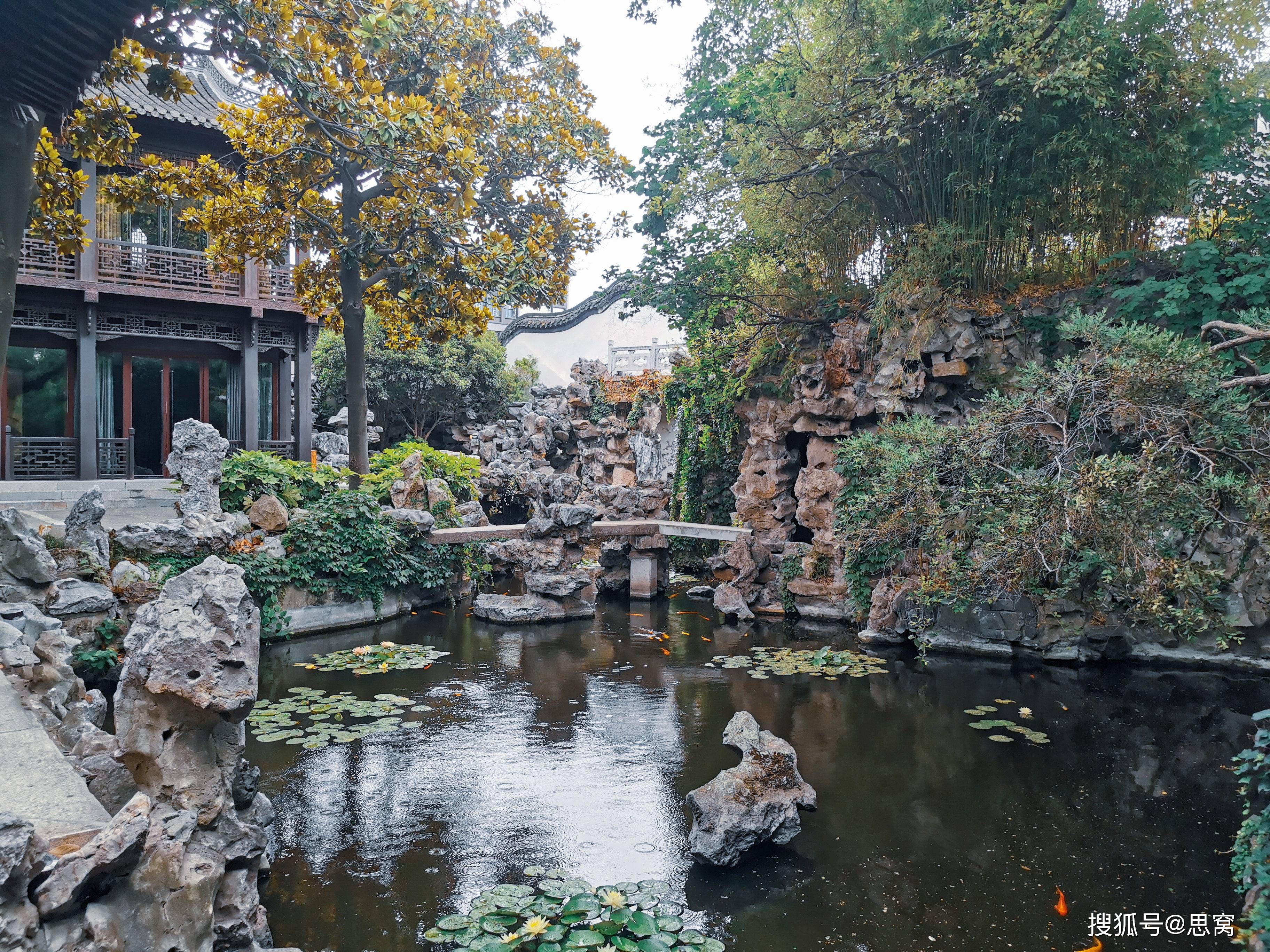 扬州小盘谷古典园林图片