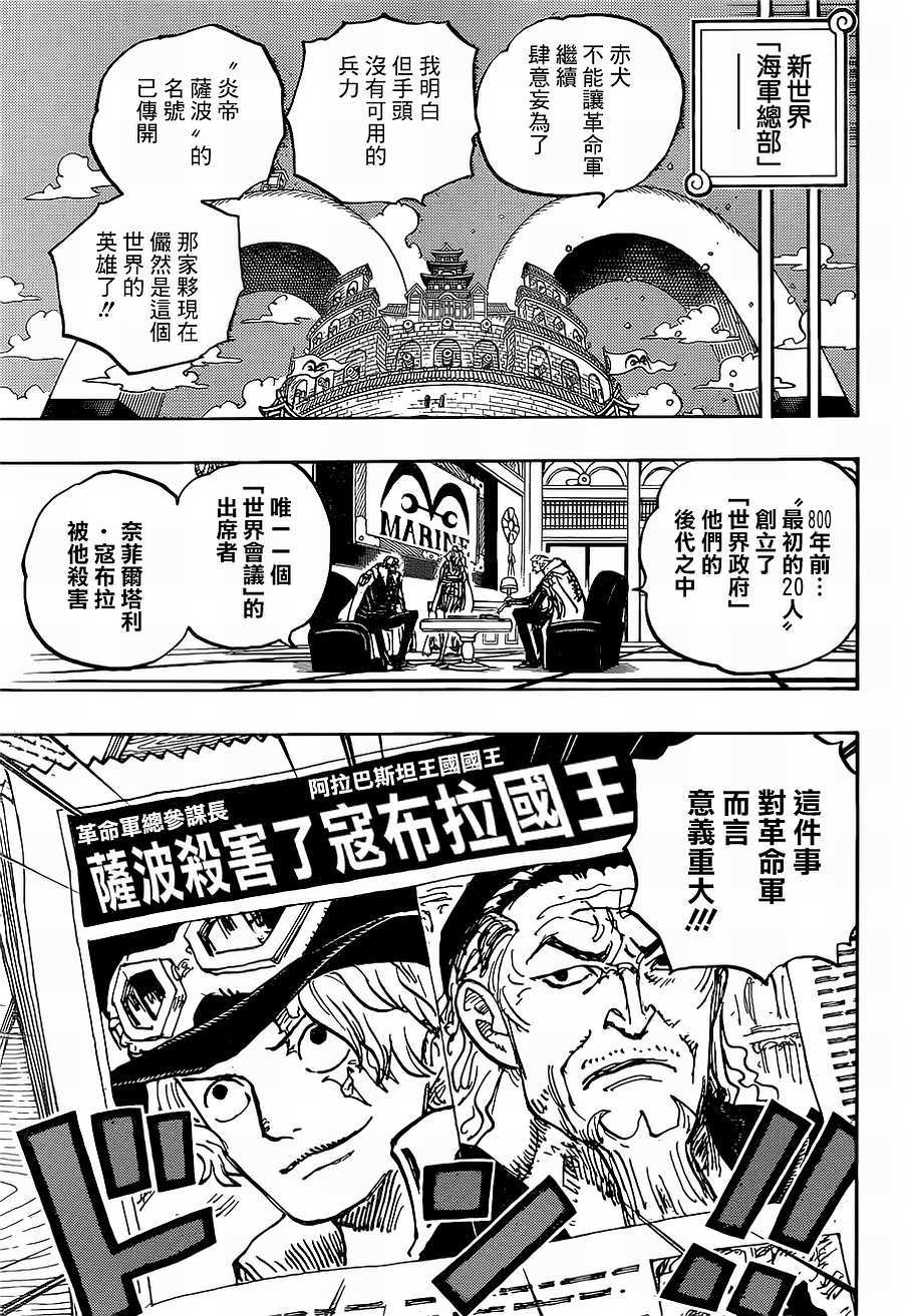 海贼王1054 绿牛在和之国栽跟头 萨博的实力超越龙 路飞 巴托洛米奥 革命军 朝阳新闻 海贼王1054 绿牛在和之国栽跟头 萨博的实力超越龙 路飞 巴托洛米奥 革命军 朝阳新闻