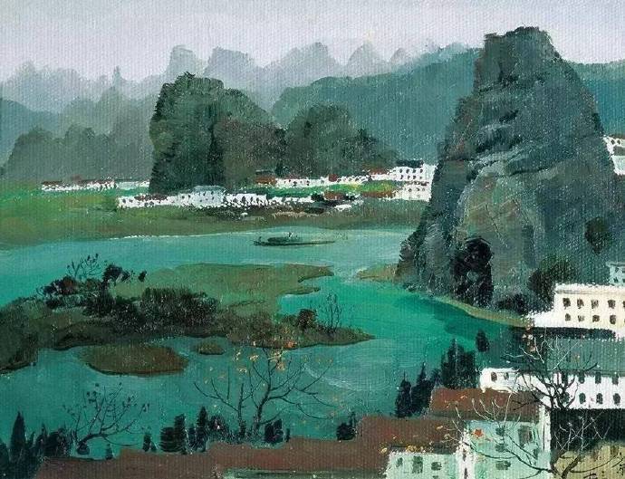 当代著名油画家 吴冠中 作品欣赏-搜狐大视野-搜狐新闻