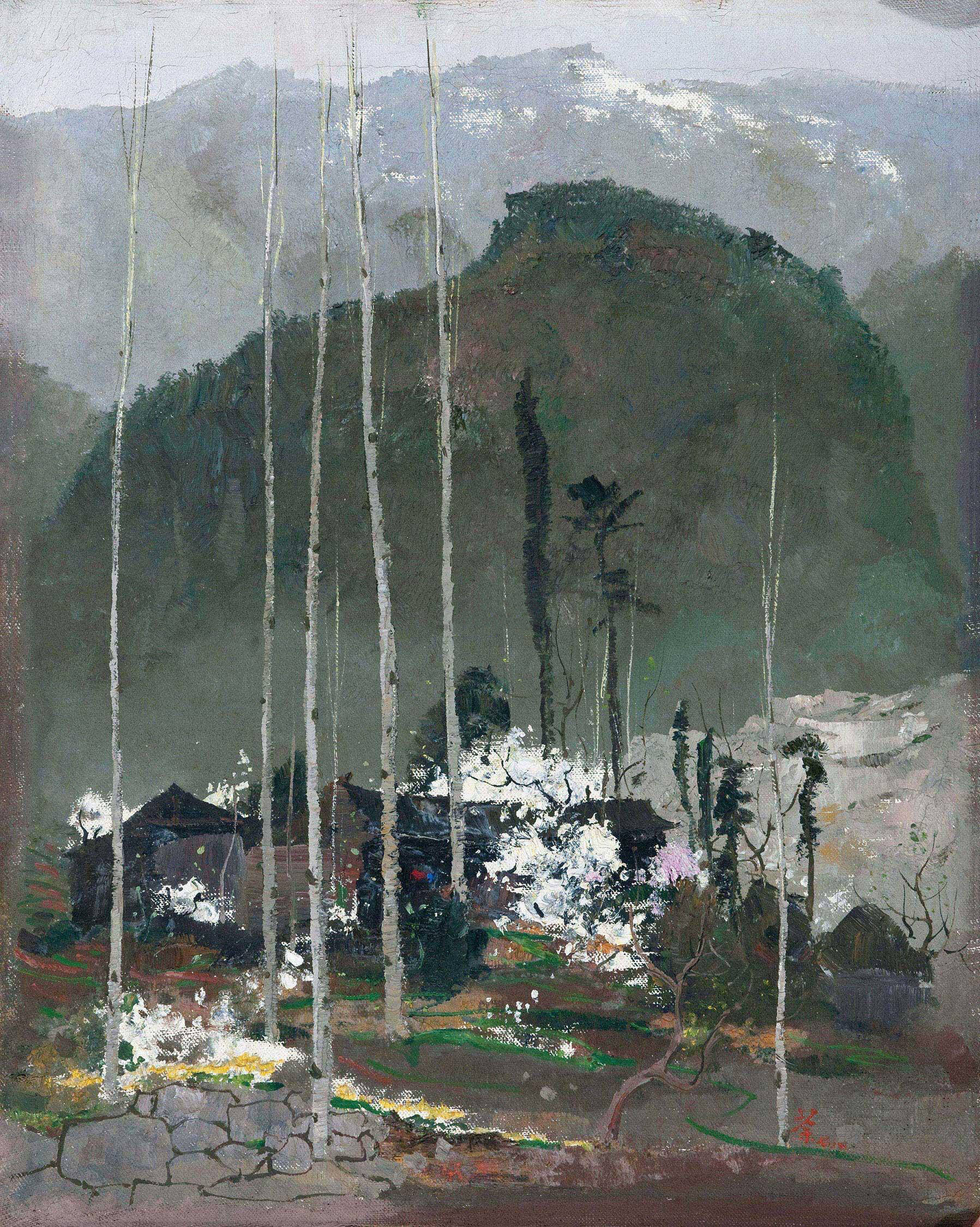 当代著名油画家 吴冠中 作品欣赏-搜狐大视野-搜狐新闻