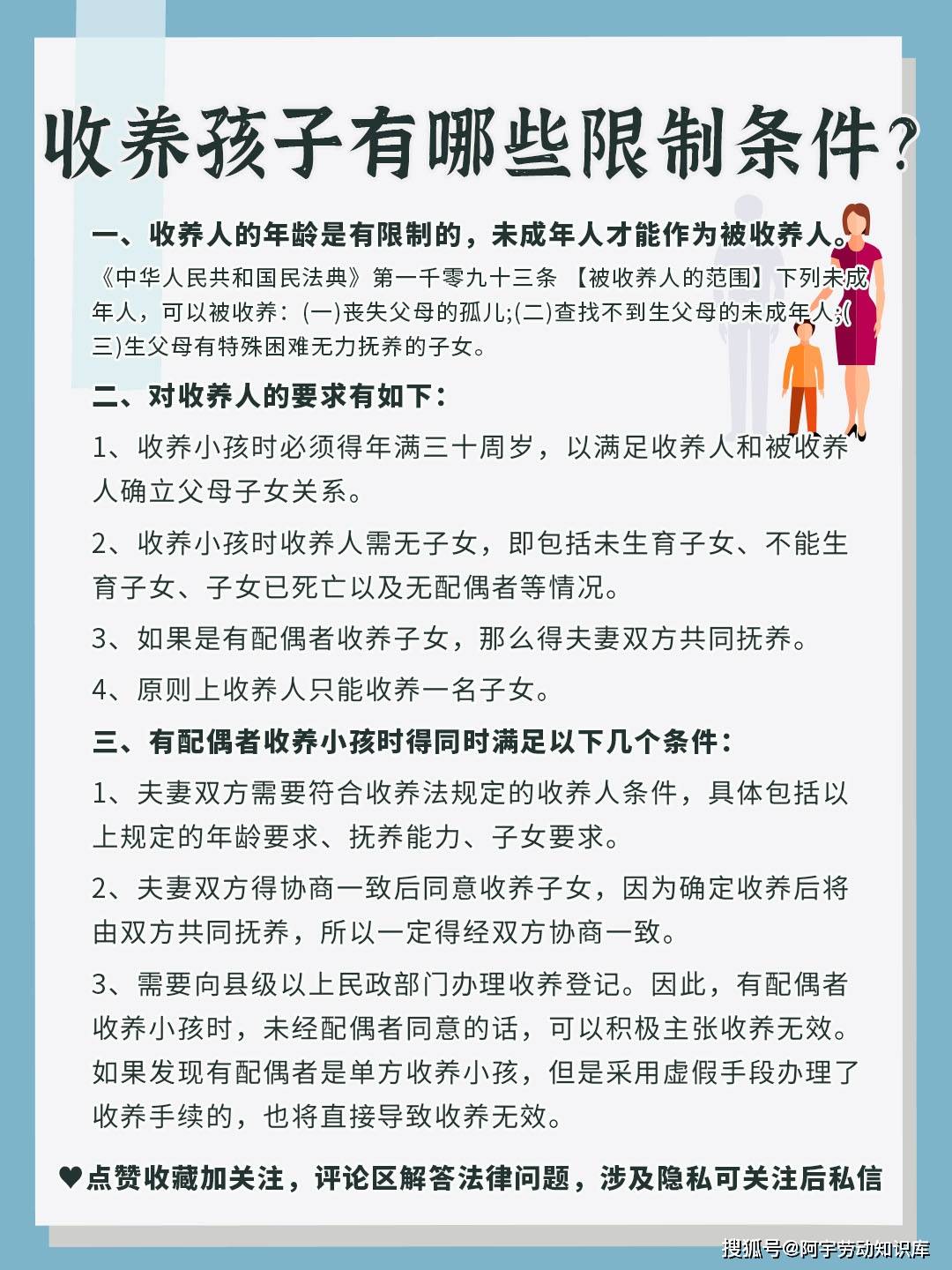 收养孩子有哪些限制条件?