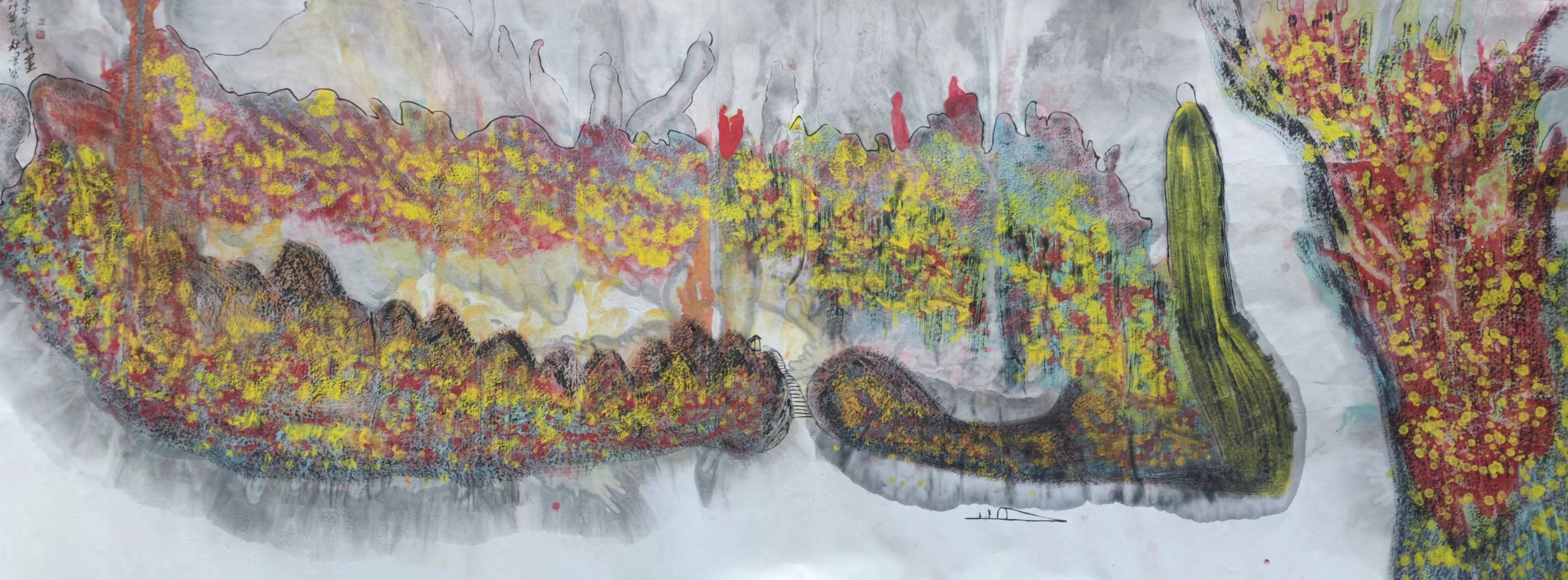 艺术经典袁竹具象与意象交融佳境与情感生辉