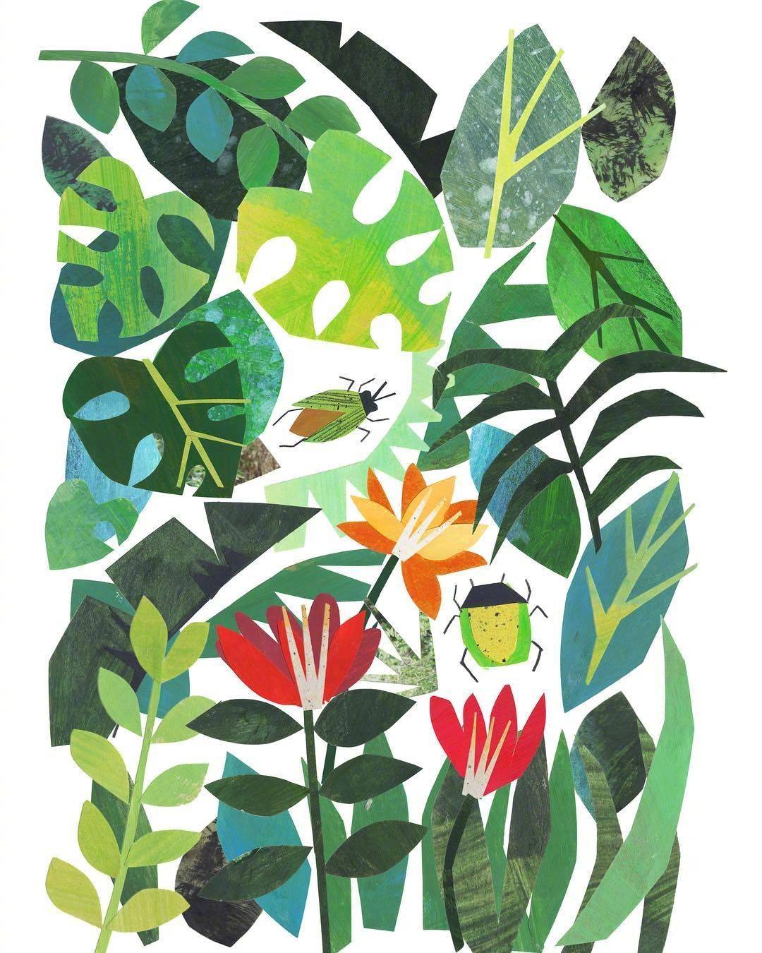 英国伦敦插画师Clover Robin系列拼贴插画设计作品-搜狐大视野-搜狐新闻