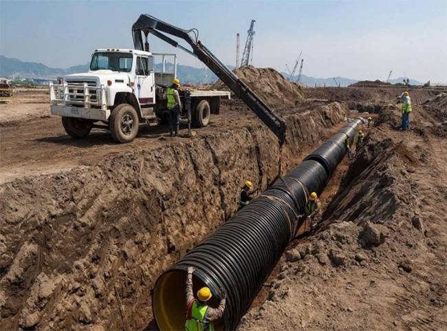 陕西市政管网工程,市政工程施工,市政管道工程,地下管道施工_管线