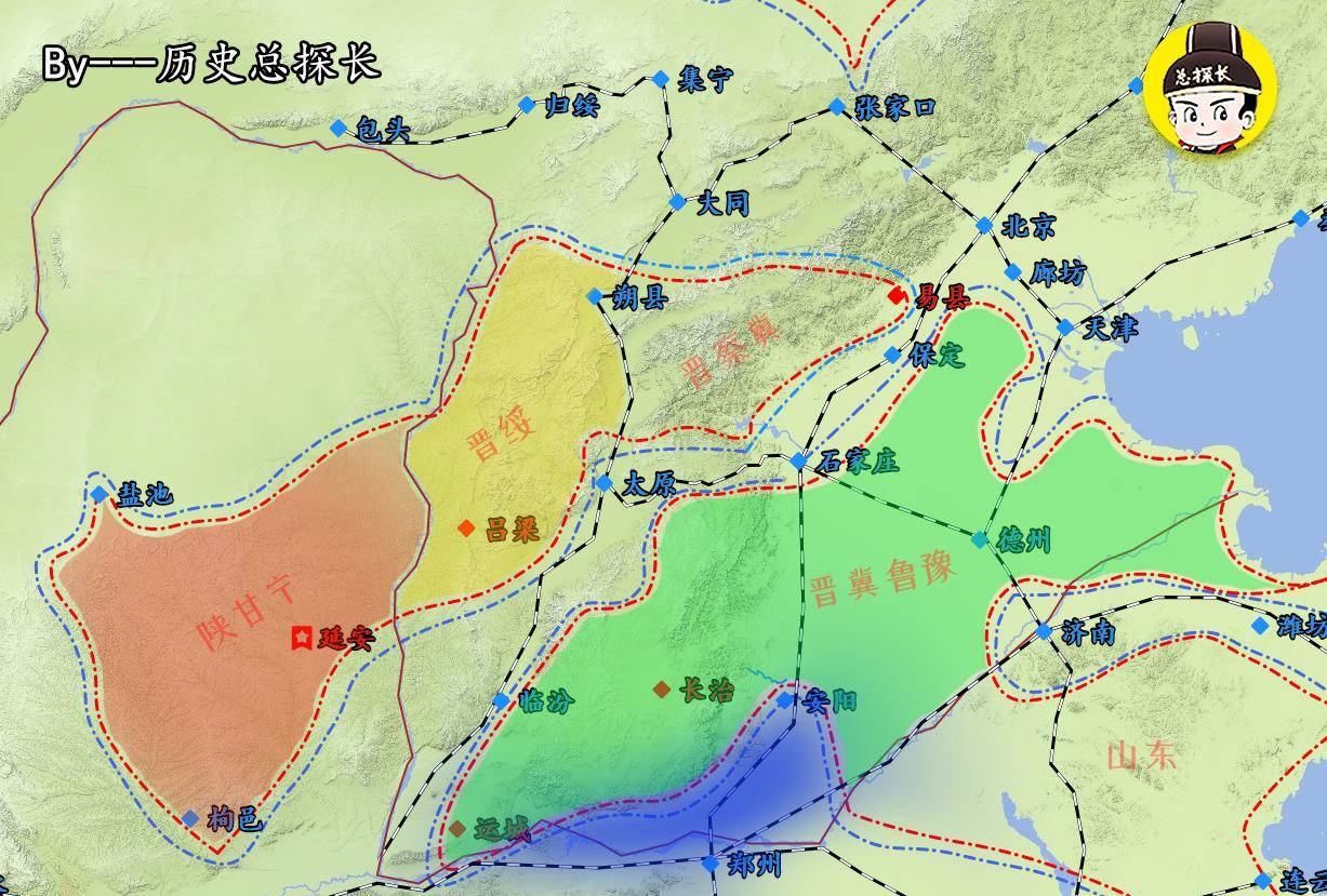 图解解放战争,书本不会告诉你的细节_延安_进攻_陈谢