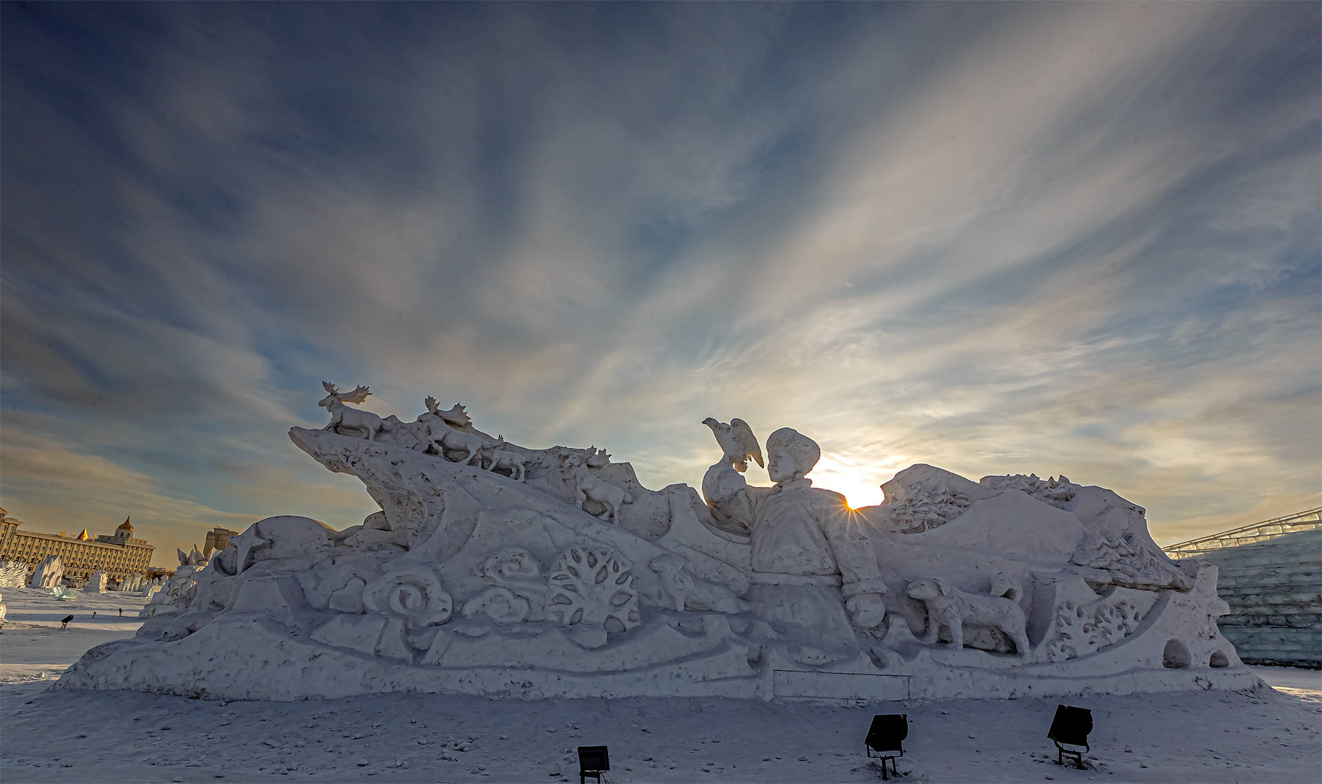 冰清雪洁满洲里中俄蒙国际冰雪节扮靓边城