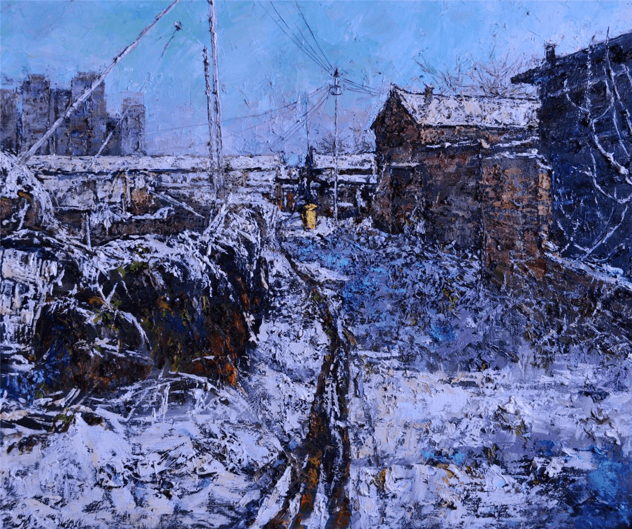 2023中国油画家新春大拜年——齐宝成风景写生作品赏析_天津_艺术