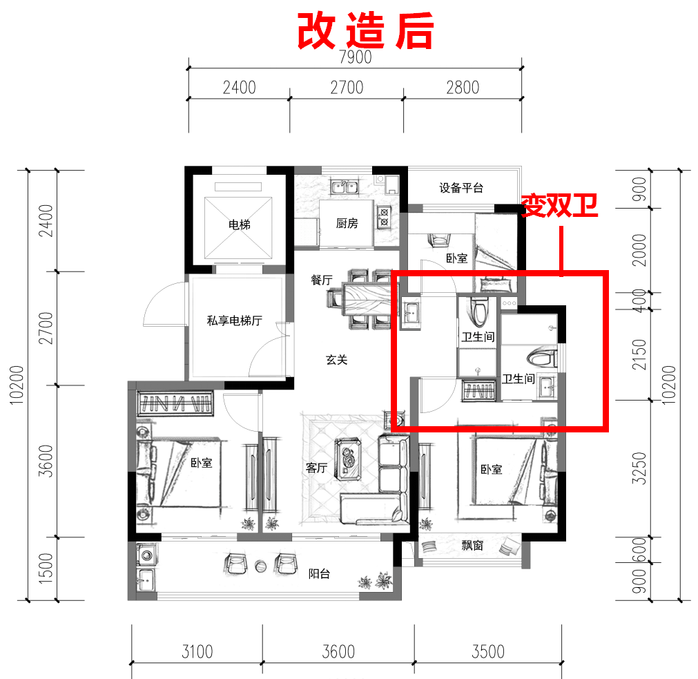 cad子母门图例图片