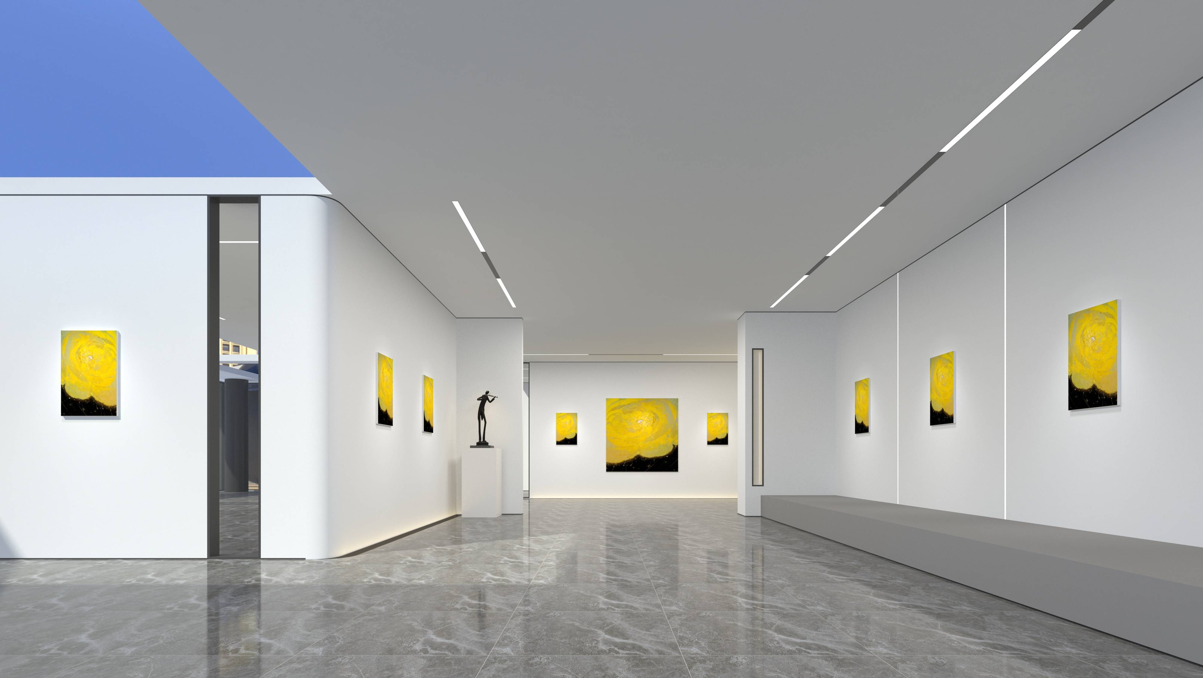 线上3d美术展:打破艺术界限_展览_展厅_全景