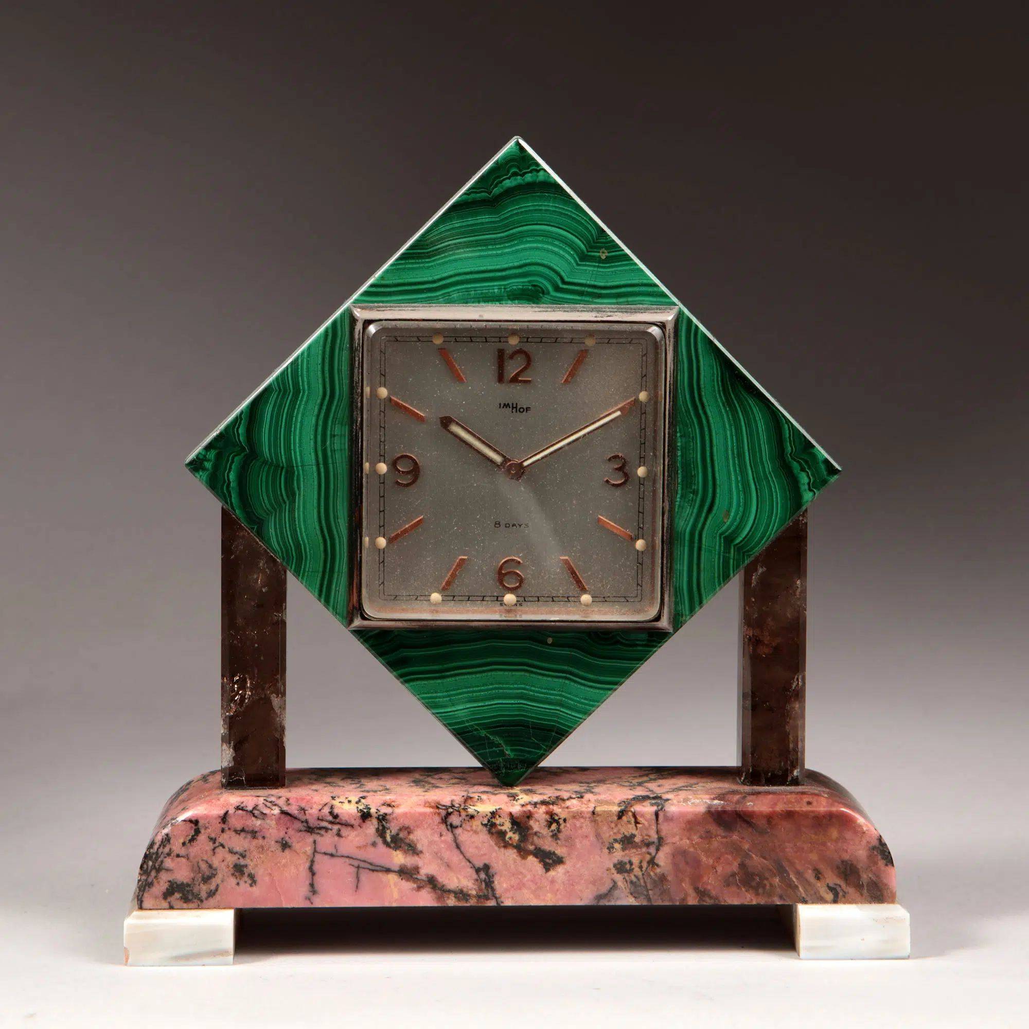 瑞士imhof座钟:装饰艺术大师_钟表_生产_imhof