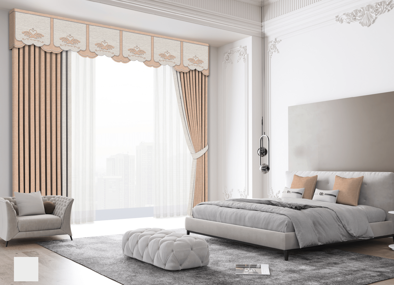 特伟达5g窗帘丨现代简欧,演绎优雅风骨_风格_色彩_空间