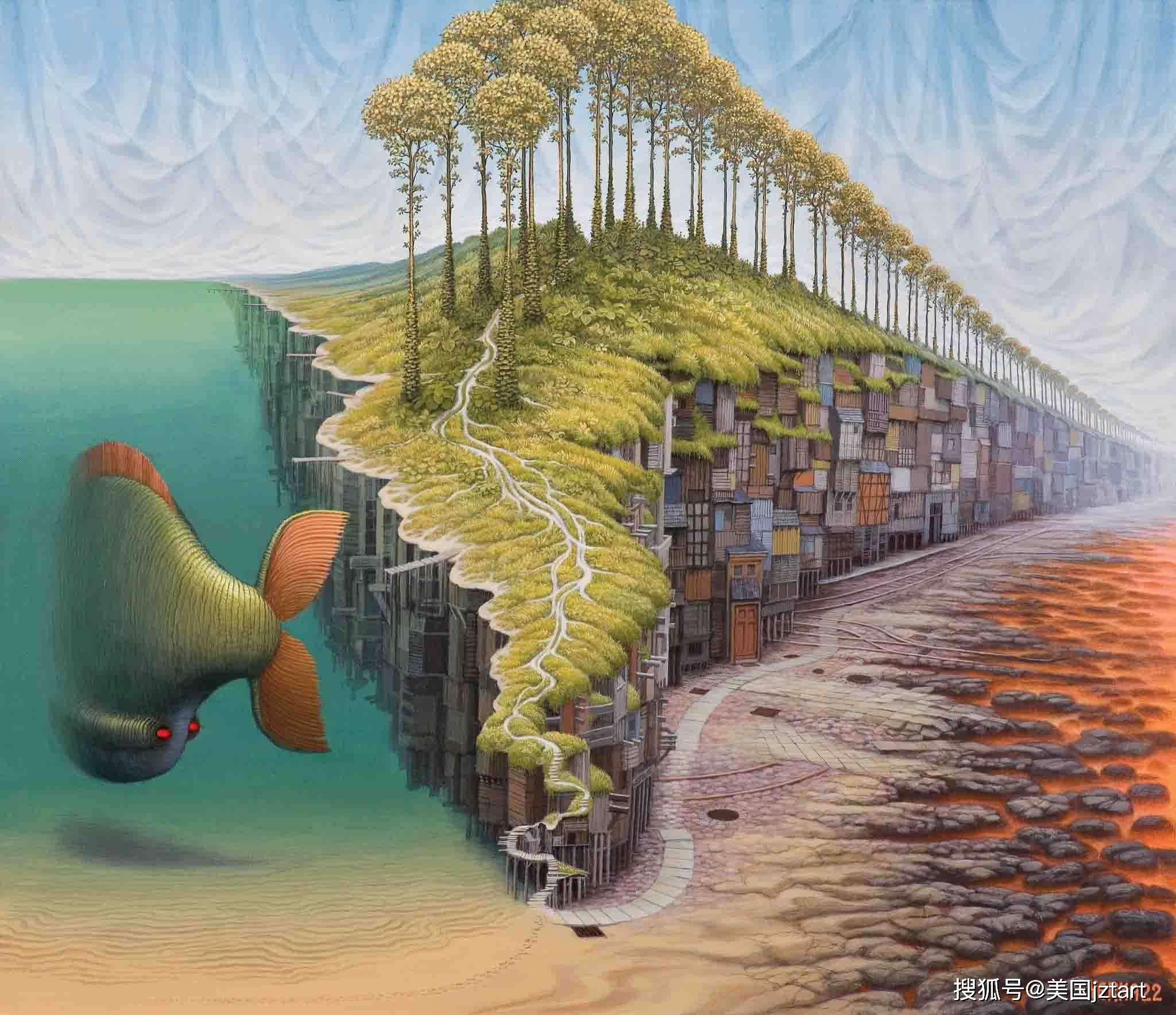 当代超现实主义画家亚采克耶卡(jacek yerka)_作品_艺术_绘画