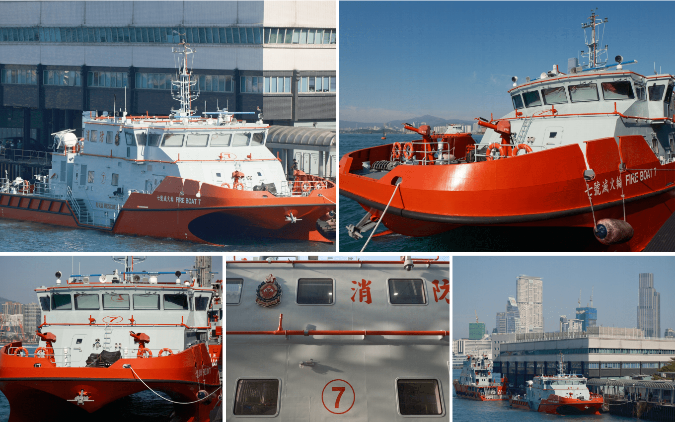 香港消防处装备云洲智能"海豚1号"水面救生机器人_救援_灭火_海上