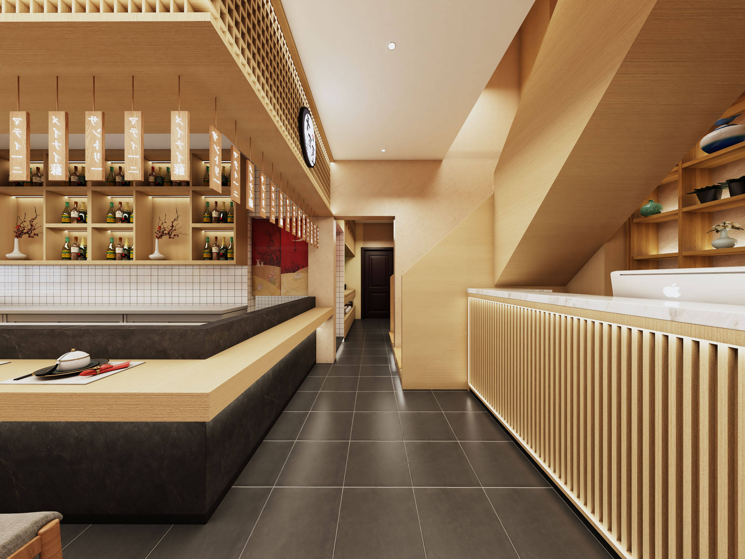 日料餐厅设计-术御设计·高端餐厅设计_日式_装修_顾客