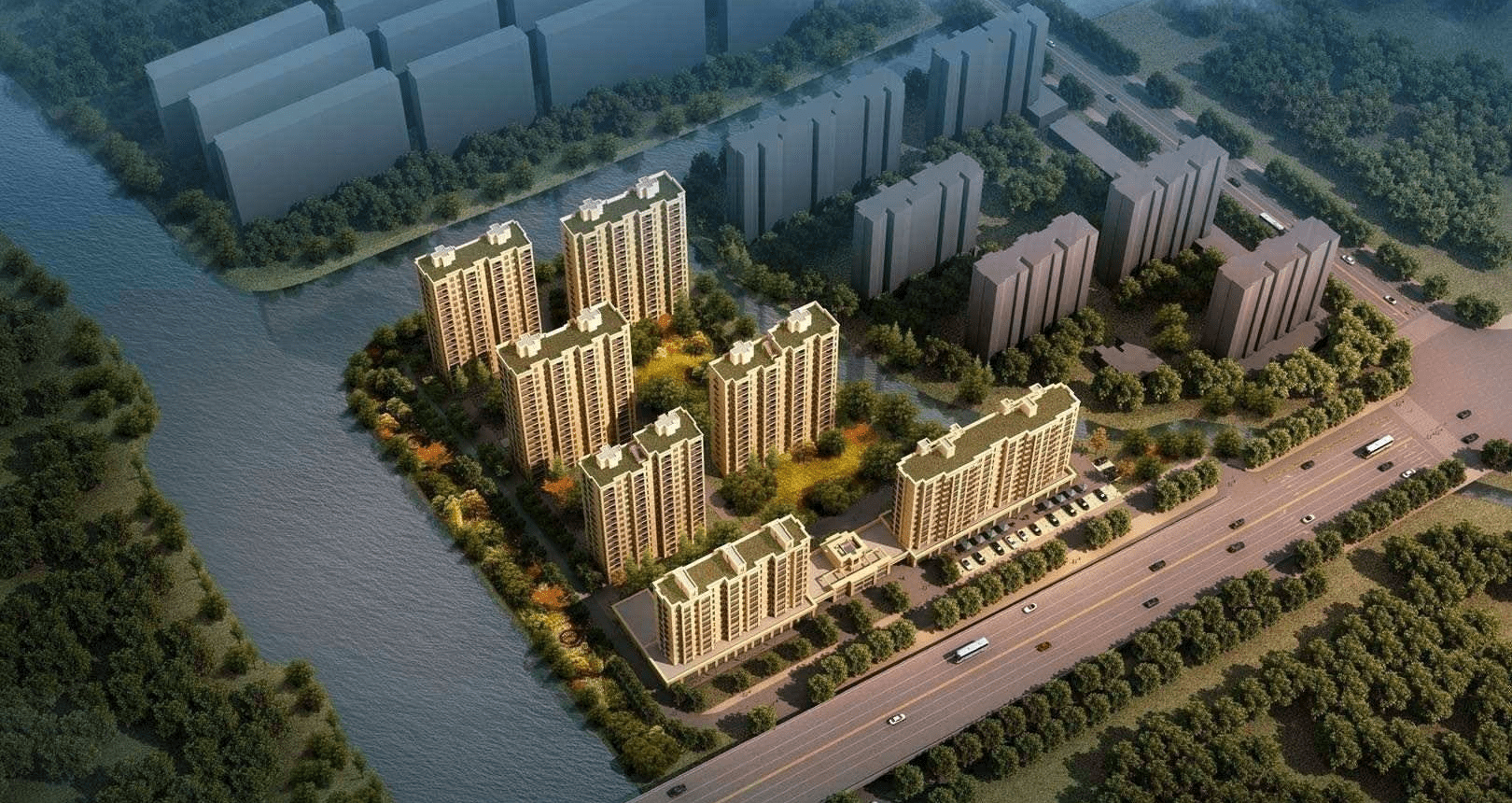 佳源四季华庭项目位于嘉兴科技城板块,西至亚欧路,北至由拳路.