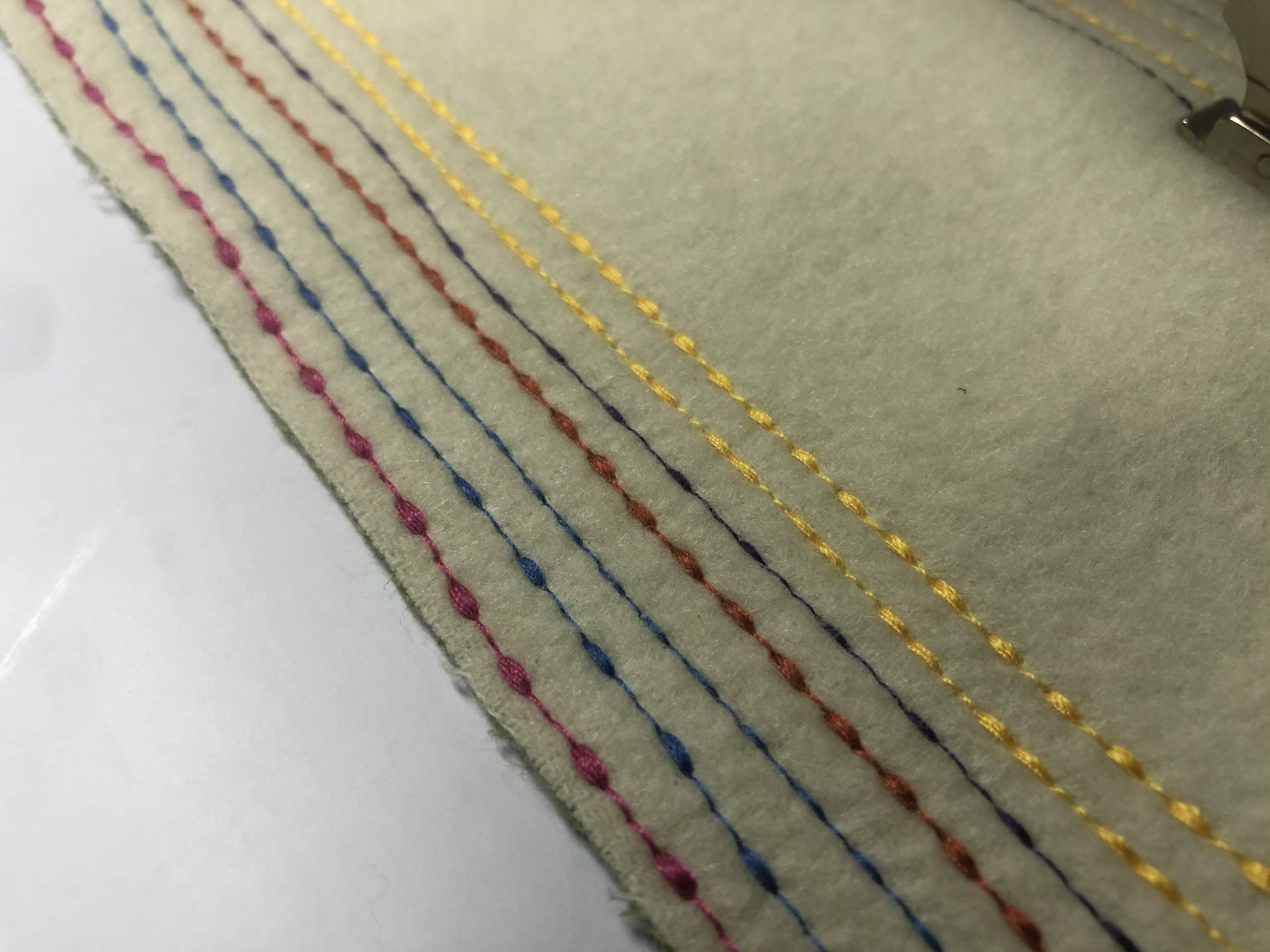 用机器代替手工缝制的装饰线迹,是我们特种绣花行业不断提升和创新的