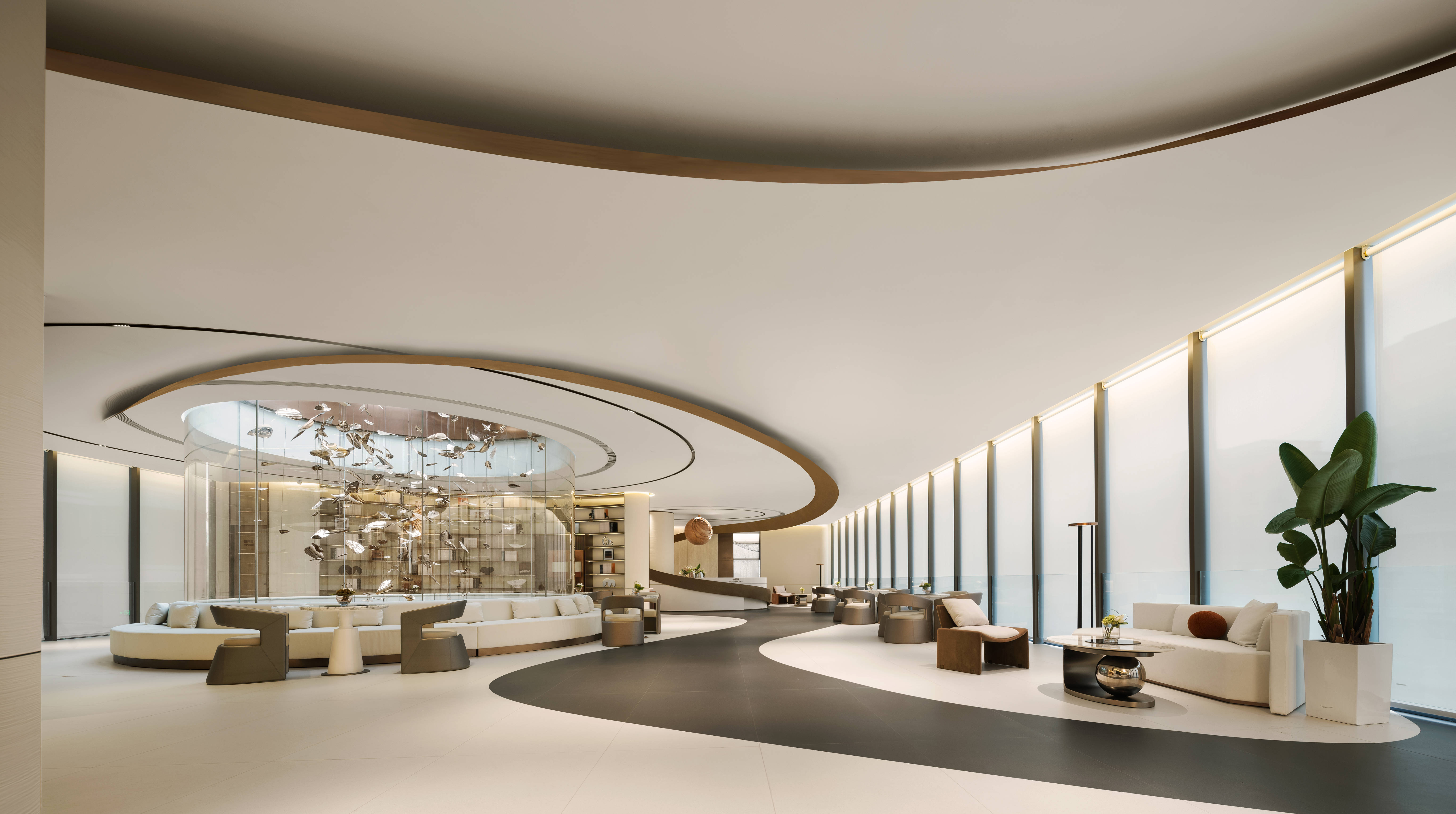 trd尺道设计 | 明月共潮生_空间_艺术_大堂