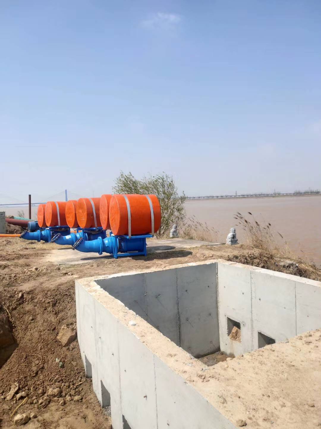 浮筒式轴流泵,浮筒式潜水泵,浮船泵-天津合创泵业400-022-8608_电机