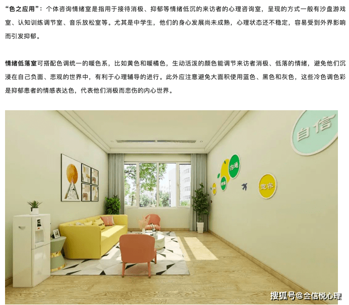 太全了!一文读懂心理咨询室规划设计「金信悦」-搜狐大视野-搜狐新闻