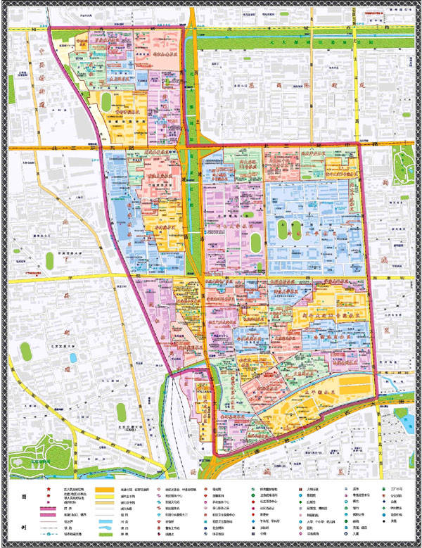 北太平庄街道地图图片