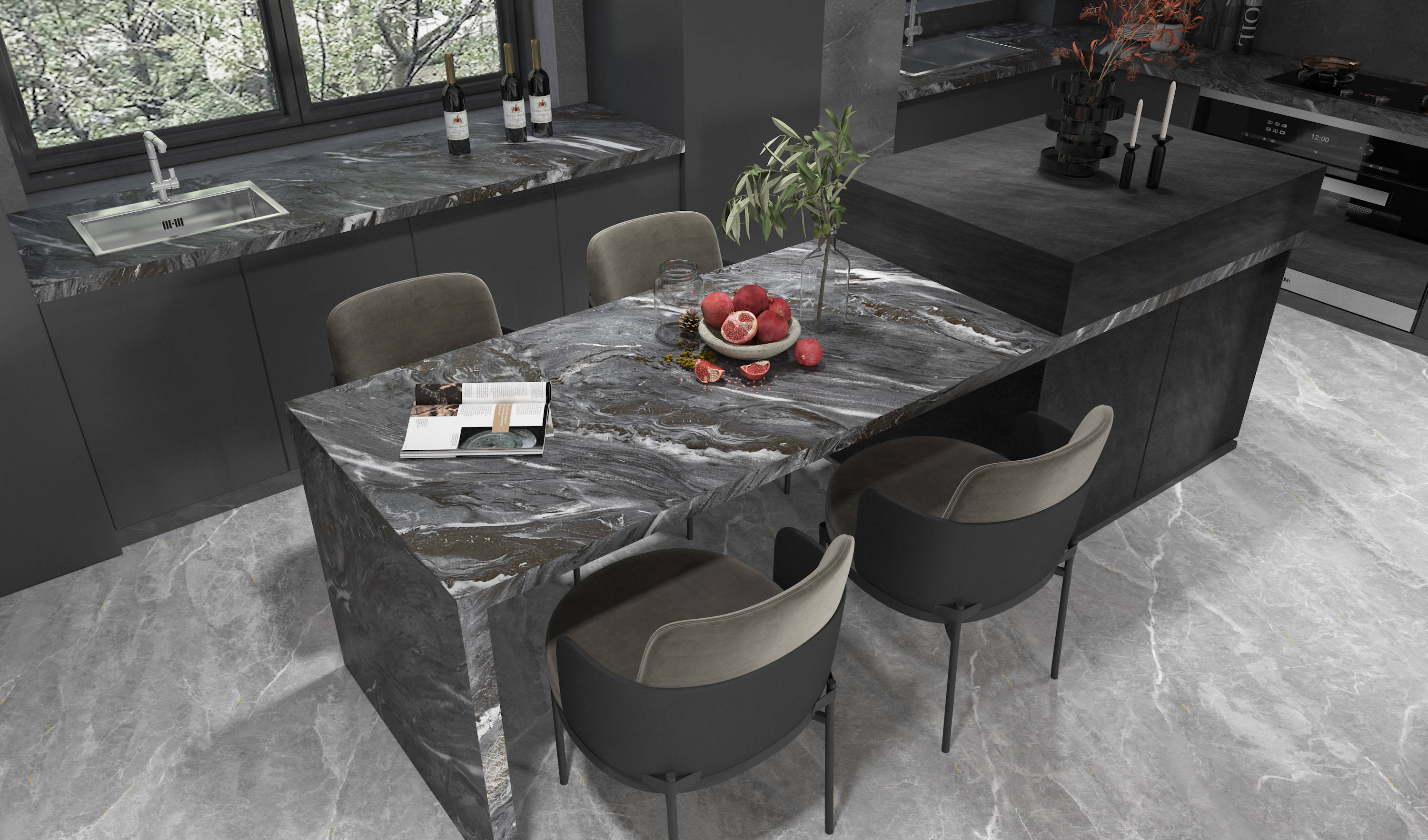 开次直播,被问爆的一款高级感岩板背景墙