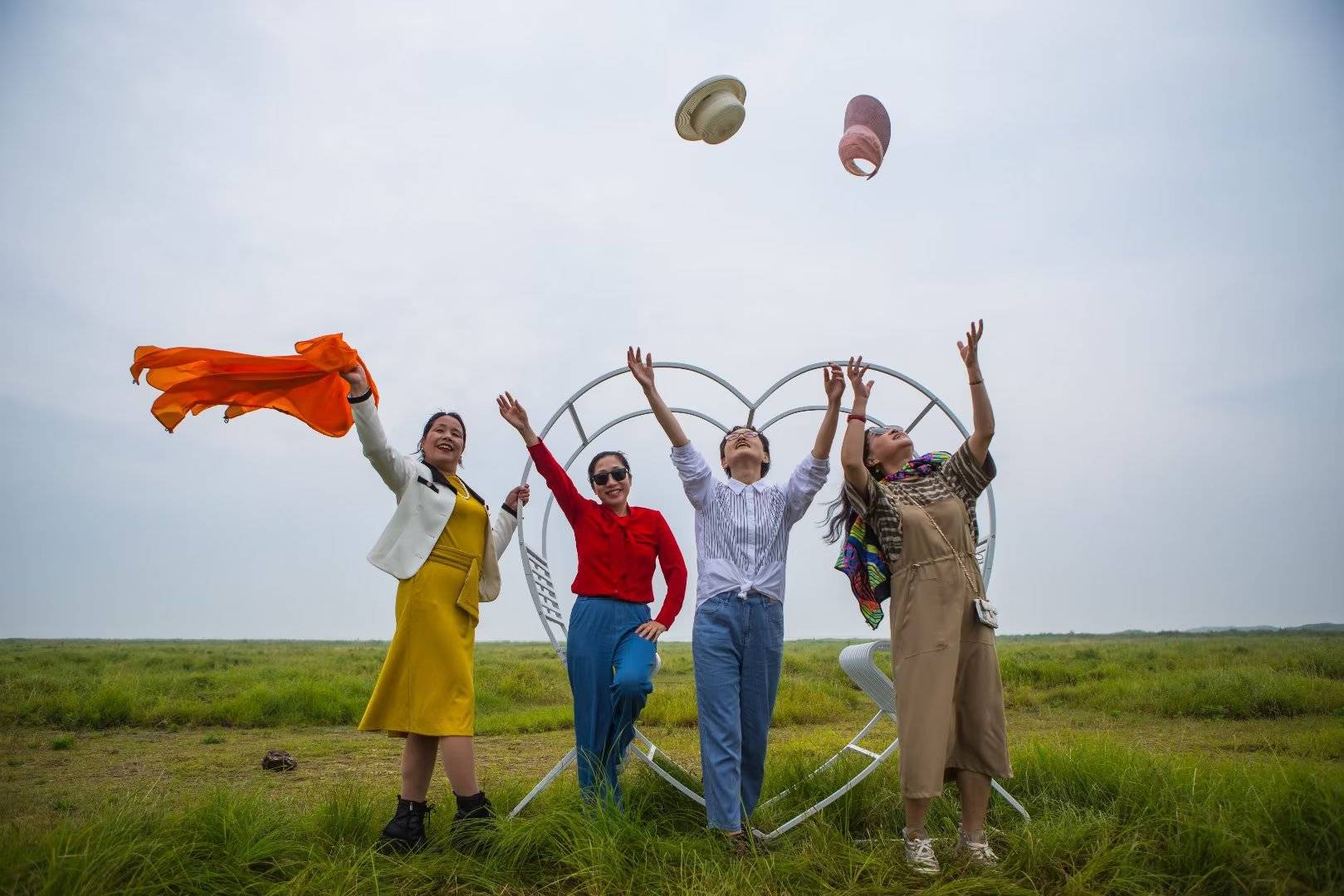 网红石臼湖草海·打卡张许村滩涂_龙猫_笔者_景观