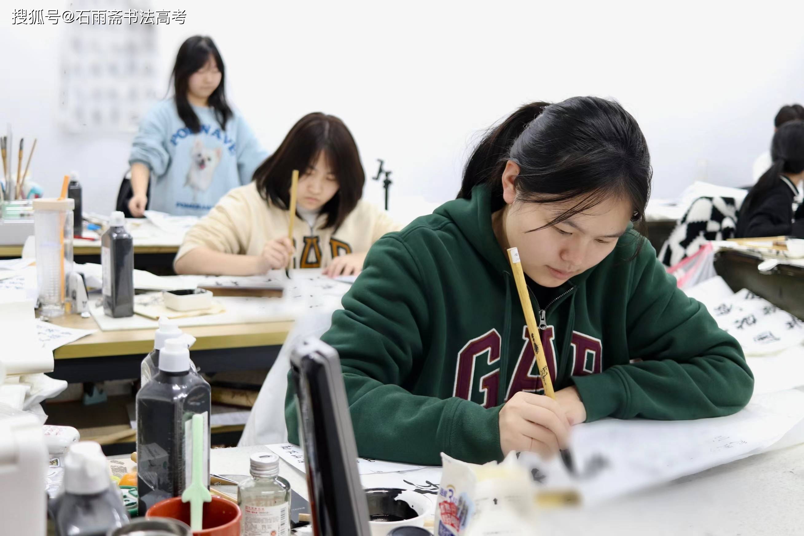书法艺考-杭州石雨斋书法高考培训 | 上课场景分享