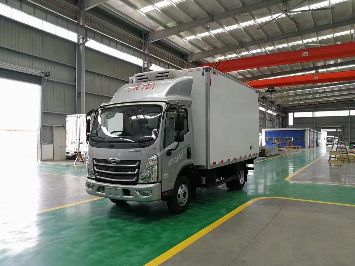 蓝牌冷藏车——福田领航m5,2023款全新车身,顶级配置绝对是行业中的