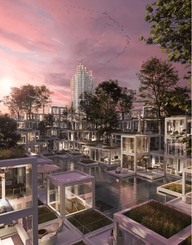 竞赛级渲染效果图 | 渲染大神眼中的未来城市,你敢想象吗?