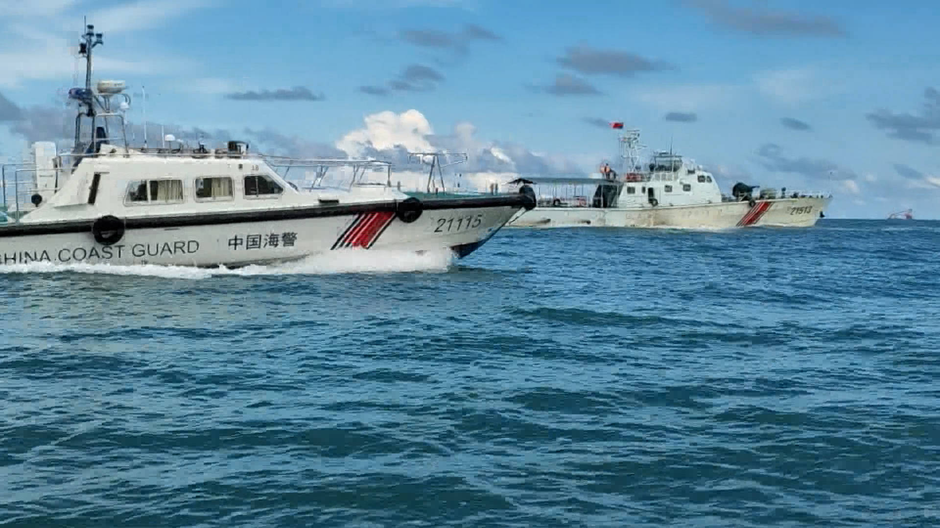 阳江市海洋综合执法支队,阳江海警局,共派出三艘执法船, 三艘执法快艇