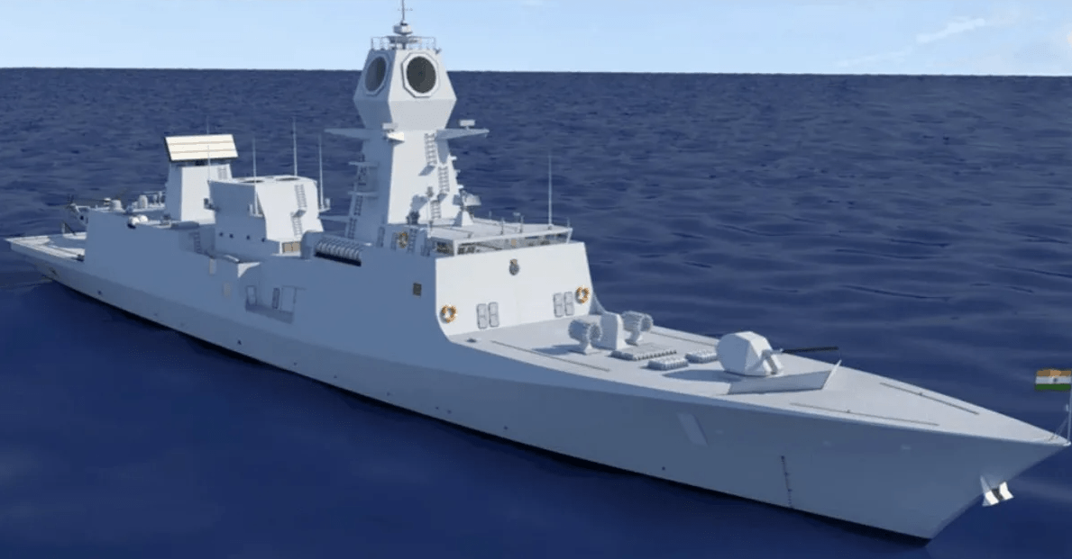 现在印度海军正在建造之中,它是可以兼容美国的"宙斯盾"战舰,采用的是