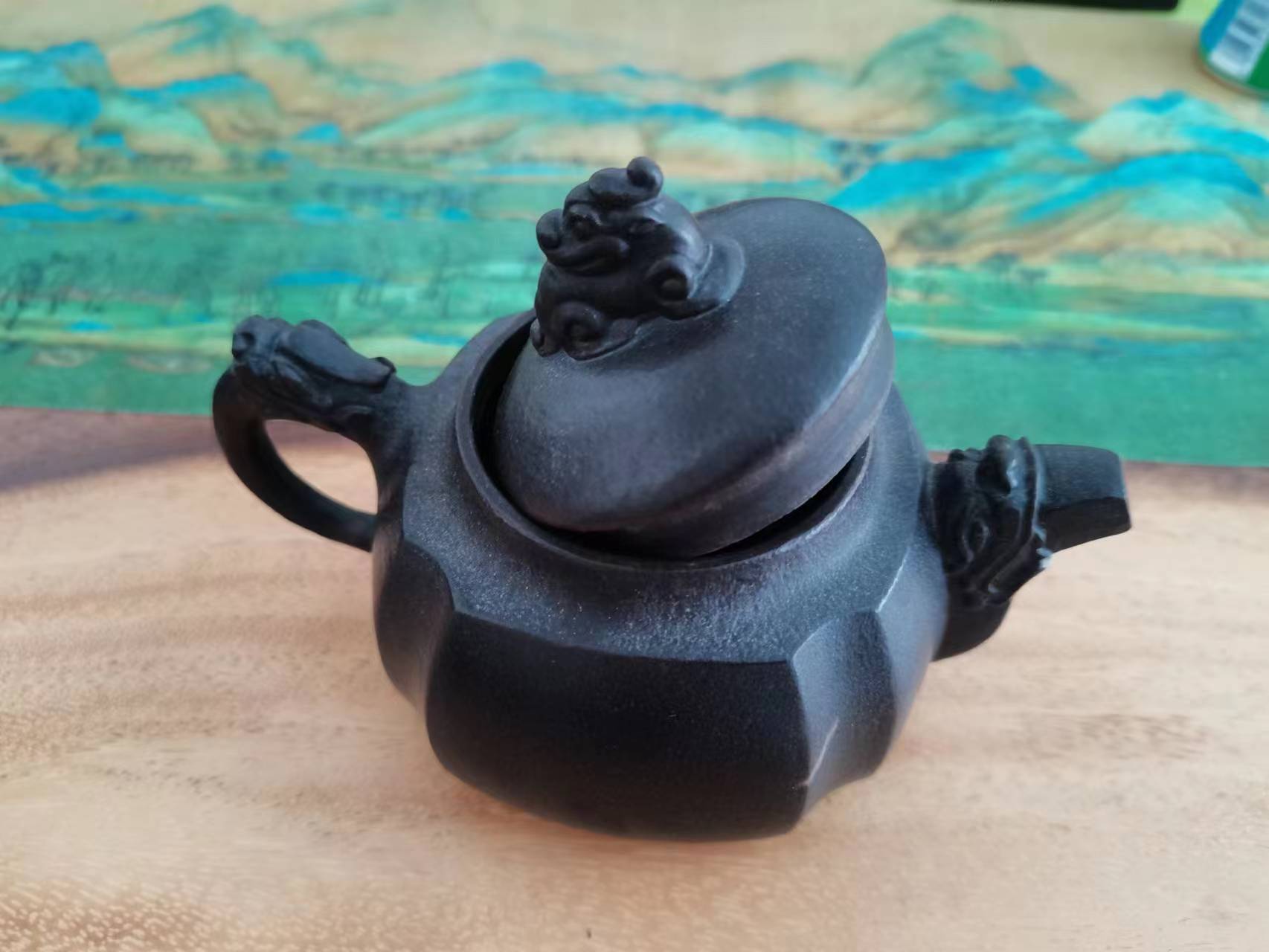 湖南安化冰碛岩茶壶图片