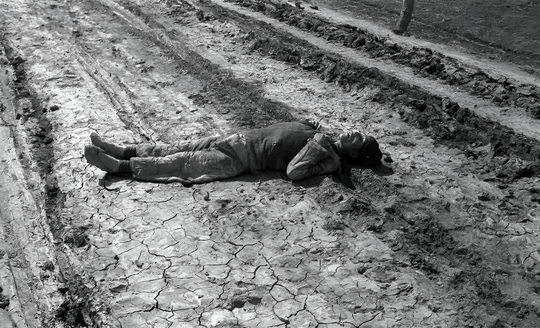 1942年河南大饥荒真实场面,比电影里残酷十倍