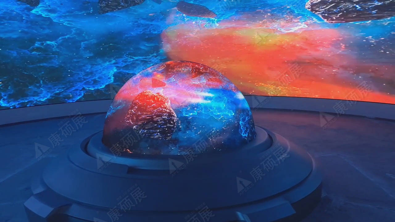康硕展创意led球形屏 正引领视觉艺术潮流!_互动_展览_显示