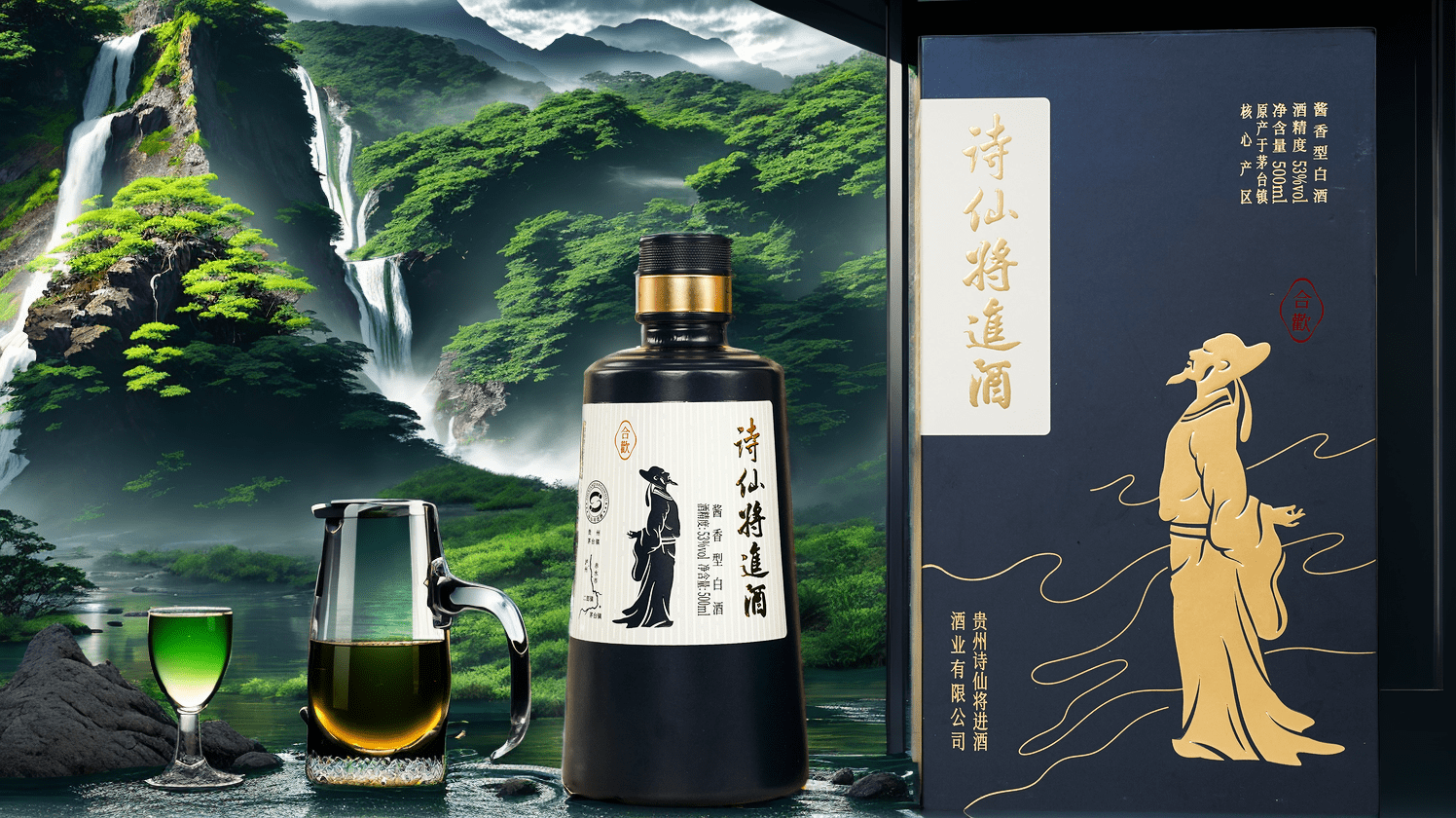 贵州诗仙将进酒53度酒的报价火热销售中!