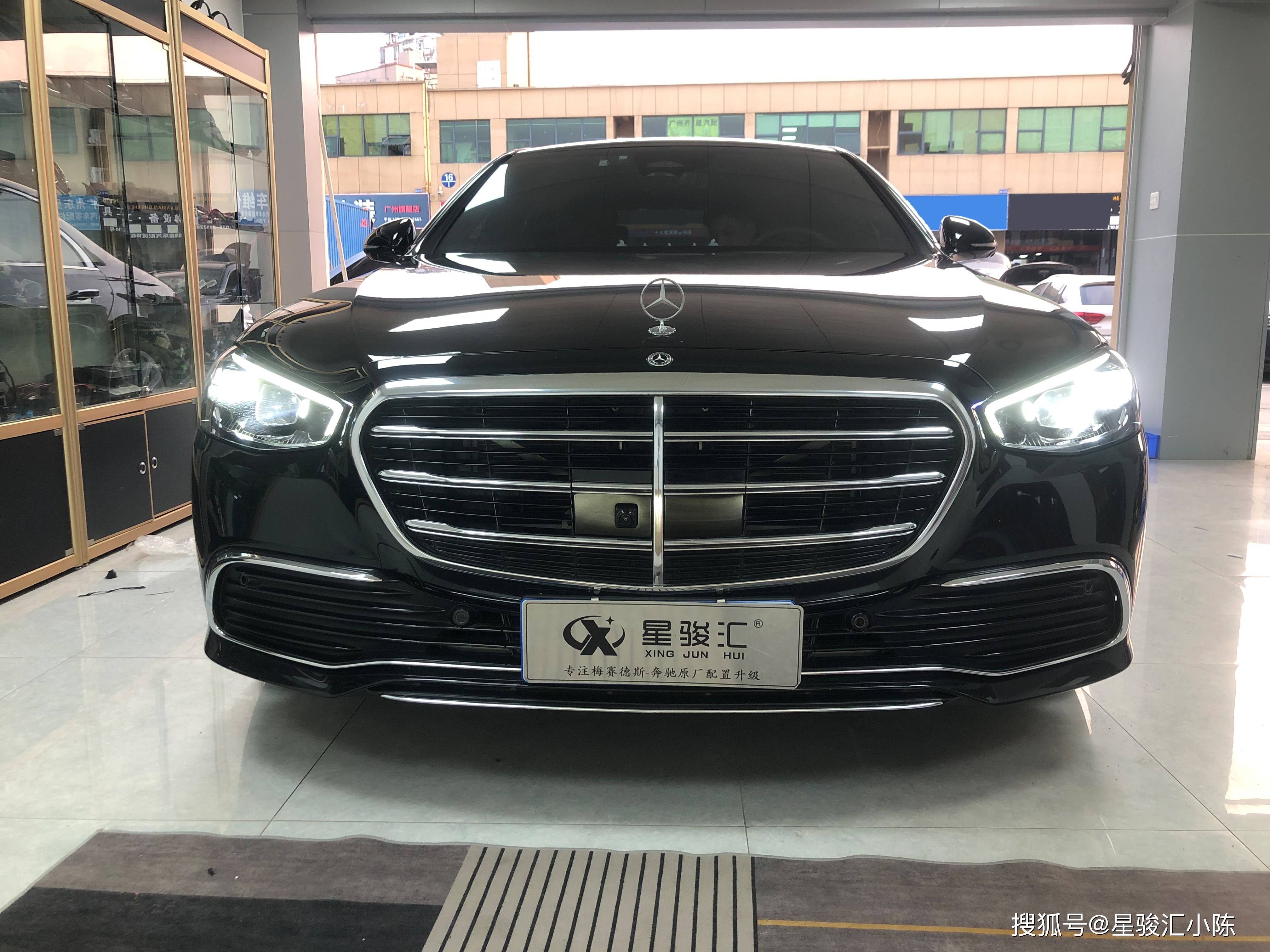 无与伦比的奔驰s400l商务型升级原厂360度全景影像3d环影系统_搜狐
