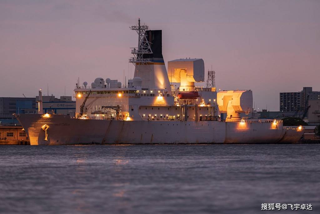 美导弹测量船"霍华德·洛伦岑"又在日本海域对我国进行监视和侦察