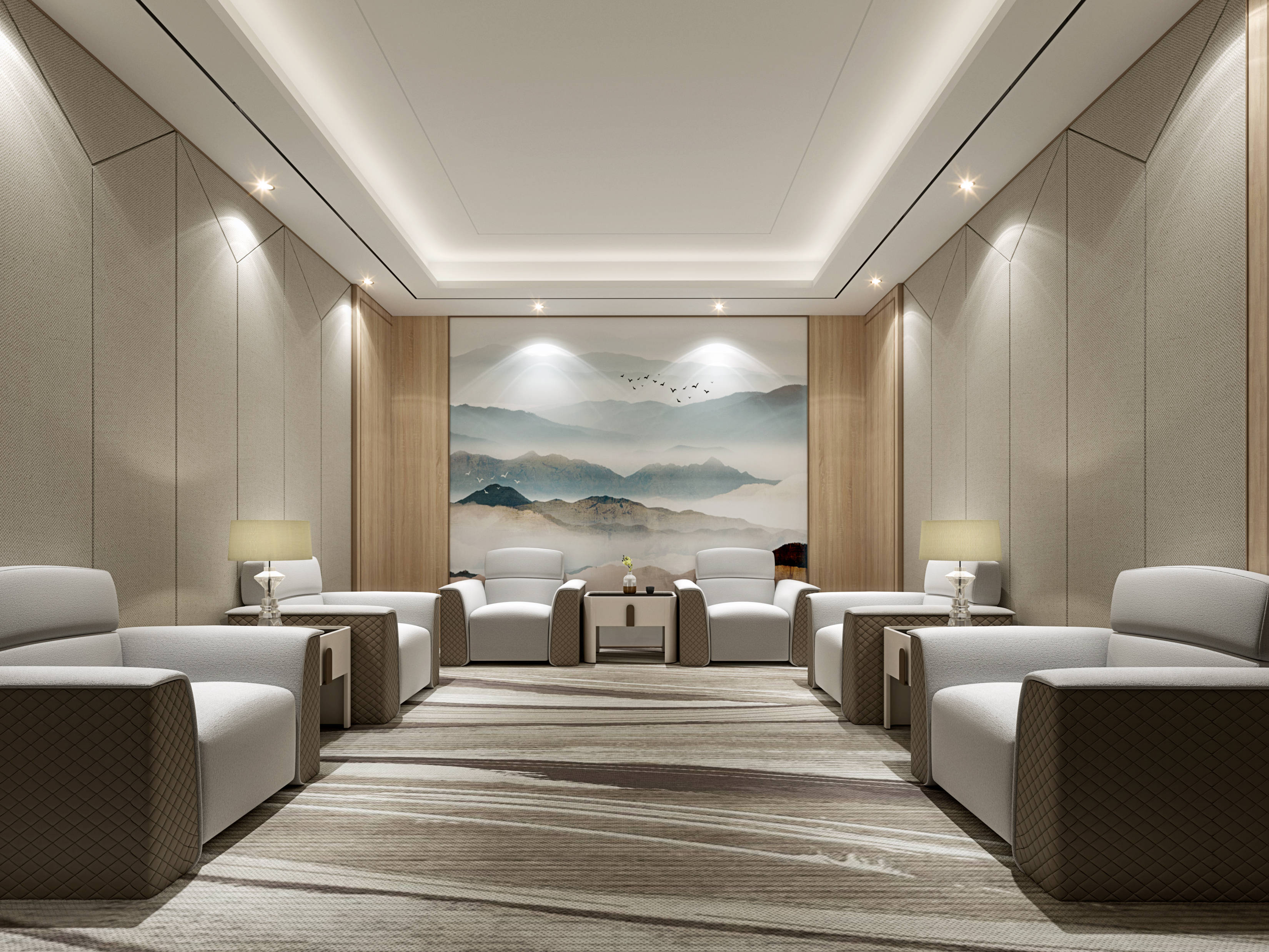 办公室装修设计,舒适简约大气办公室_空间_企业_会议室