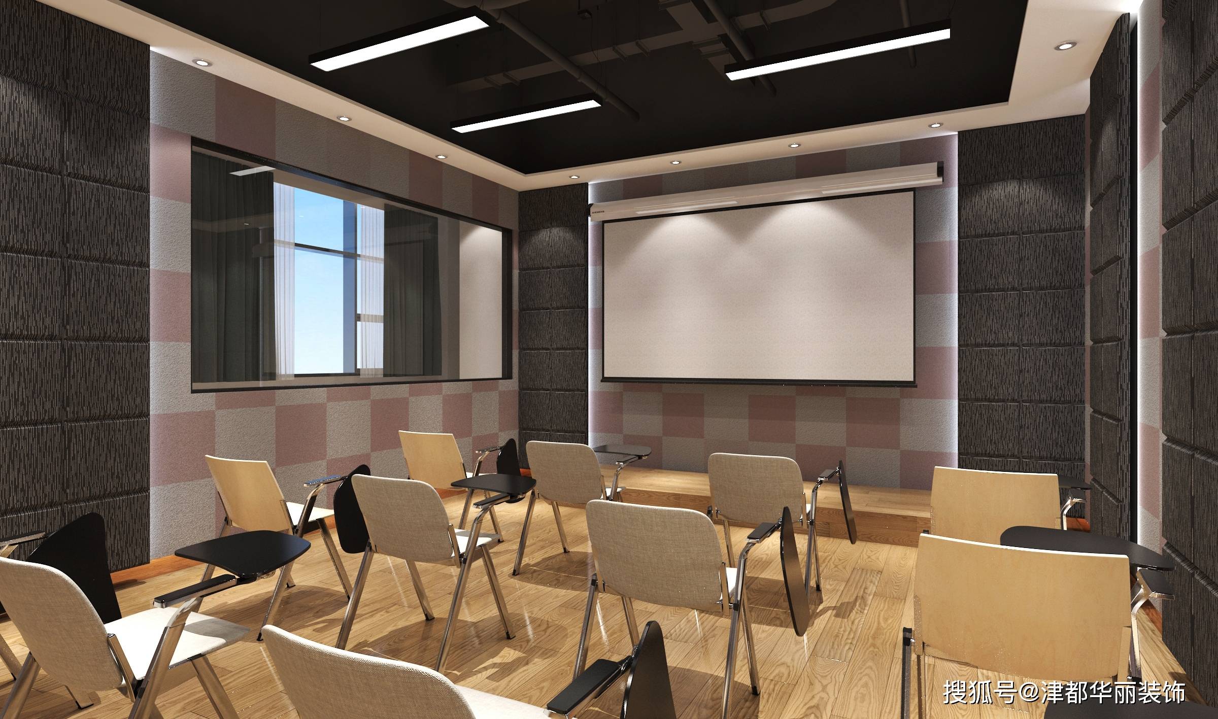 银川装修公司|银川教育中心装修设计效果图